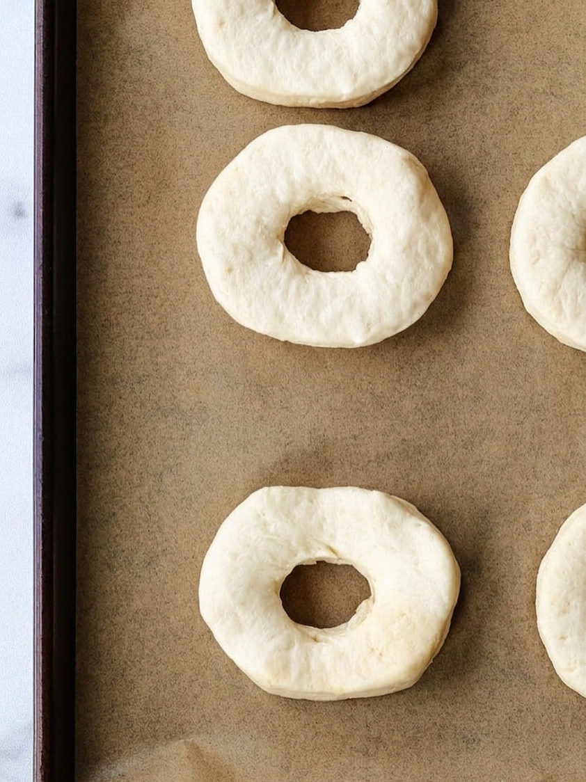 Golden air fryer donuts coated generously with cinnamon sugar on a serving plate